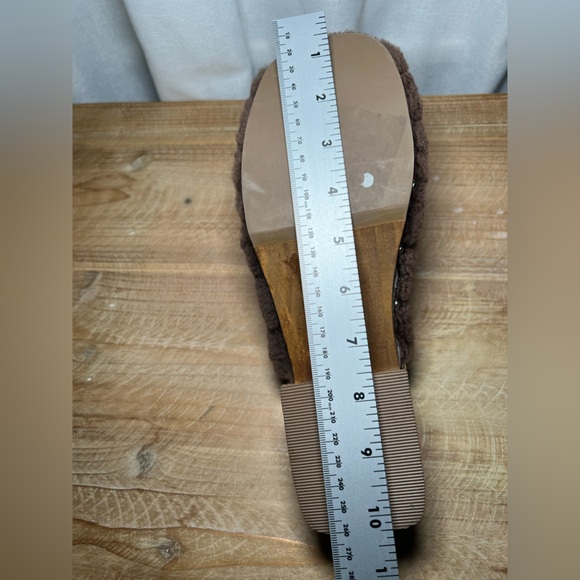 Matisse Stockholm Faux Shearling Clog - Anthropologie in Cocoa Brown Size 9 - Picture 8 of 8